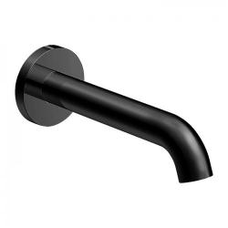 Смеситель для ванны Duravit C.1, термостатический, 17х17 см, скрытого монтажа, настенный, без излива/шланга/лейки, круглый, латунный, цвет черный матовый, с термостатом, встроенный/встраиваемый/термостатный