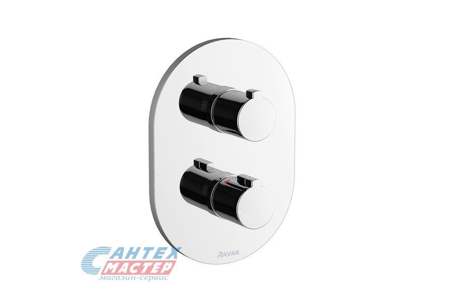Смеситель для ванны Ravak CR 063.00 термостатный встраиваемый хром X070094