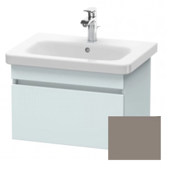 Тумба/шкафчик для консоли/столешницы Duravit DuraStyle под раковину 40х54,8х51,2 см, подвесная, ДСП, цвет: светло-голубой/базальт, 1 выдвижной ящик, прямоугольная