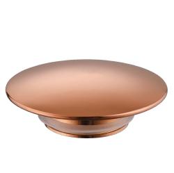Накладка на слив ABBER AB0008RG розовое золото, круглая, для ванны 