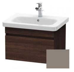 Тумба/шкафчик для консоли/столешницы Duravit DuraStyle под раковину 40х54,8х51,2 см, подвесная, ДСП, цвет: каштан темный/базальт, 1 выдвижной ящик, прямоугольная