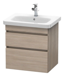 Тумба/шкафчик для консоли/столешницы Duravit DuraStyle под раковину 80х47,8х51,2 см, подвесная, ДСП, цвет: сосна серебристая, 2 выдвижных ящика, прямоугольная