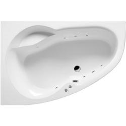 Ванна Excellent Newa SOFT, 160х95 см, акриловая, цвет- белый/хром, (с гидромассажем), с каркасом, асимметричная, левосторонняя, левая, приставная/встраиваемая