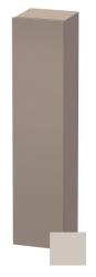 Пенал Duravit DuraStyle, 40x36x180 см, подвесной, (левый), с дверцей, с полкой, со стеклянными полками, цвет: серо-коричневый/базальт, в ванную комнату