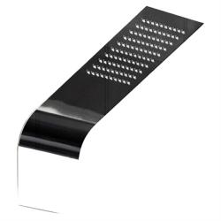 Верхний душ Webert Aria настенный, прямоугольный, с 1 режимом/тропический душ, размер 32х20 см, цвет полированная сталь