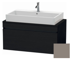 Тумба/шкафчик для консоли/столешницы Duravit DuraStyle под раковину 70х54,8х51,2 см, подвесная, ДСП, цвет: дуб черный/базальт, 1 выдвижной ящик, прямоугольная