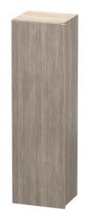 Пенал Duravit DuraStyle, 40x36x140 см, подвесной, (правый), с дверцей, с полкой, со стеклянными полками, цвет: сосна серебристая/базальт, в ванную комнату