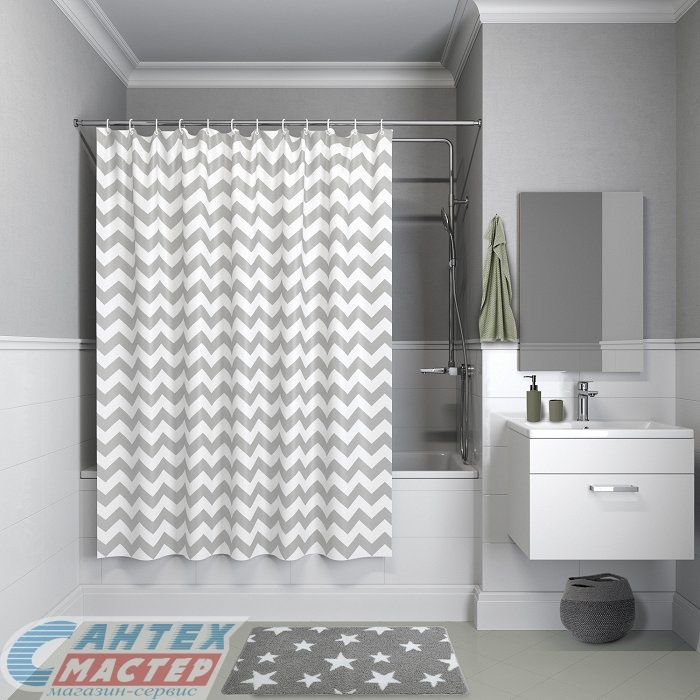 Шторка Iddis для ванной комнаты Basic 180х180 B07P118i11