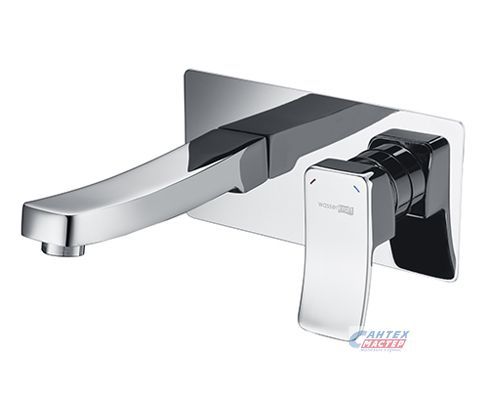 Смеситель для раковины Wasserkraft Aller встраиваемый, однорычажный, керамический, латунь, цвет хром, хромированный