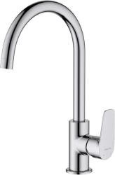 Смеситель для кухни/мойки Aquatek Бетта однорычажный, поворотный, латунный, длина излива 204 мм, цвет хром