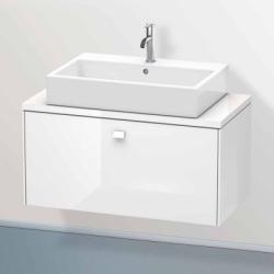 Тумба под раковину Duravit D-Neo, 98,4х44,2х44 см, подвесная, 1 выдвижной ящик, ДСП, цвет: белый глянец, шкафчик навесной, прямоугольная, правая/левая, в ванную комнату
