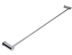 Полотенцедержатель Duravit D-Code, одинарный, настенный, неповоротный, 84,5 см, металлический, форма округлая, для полотенец, в ванную/туалет/душевую кабину, цвет хром, к стене