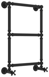 Полотенцесушитель Сунержа "Ренессанс 1304" 660х400 водяной, цвет матовый чёрный