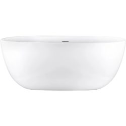 Ванна Aquatek Аполо 170х78 см отдельностоящая, акрил, цвет белый глянцевый, (без гидромассажа, фронтальной панели), овальная, со сливом, с ножками, универсальная