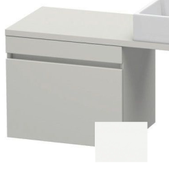 Тумба/шкафчик для консоли/столешницы Duravit DuraStyle под раковину 40х47,8х51,2 см, подвесная, ДСП, цвет: бетонно-серый/белый матовый, 1 выдвижной ящик, прямоугольная