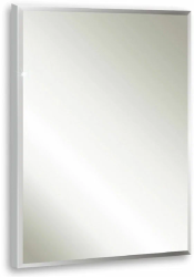 Зеркало Loranto Модерн - эко, 70х100 см, без подсветки, прямоугольное, цвет рамы: белый, для ванны, навесное/подвесное/настенное