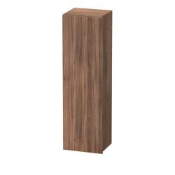 Пенал Duravit DuraStyle, 40x36x140 см, подвесной, (правый), с дверцей, с полкой, со стеклянными полками, цвет: орех матовый, в ванную комнату