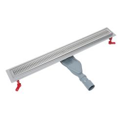 Водоотводящий желоб (Трап) IDDIS Perfex 800 мм, с перфорированной решеткой, цвет хром, горизонтальный выпуск и сифоном 360°, комбинированный затвор, выпуск 40/50 мм 975B8SB20DZ