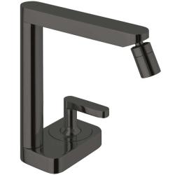 Смеситель для биде Webert Living, для унитаза/биде, однорычажный, поворотный, длина 118 мм, латунь, цвет черный