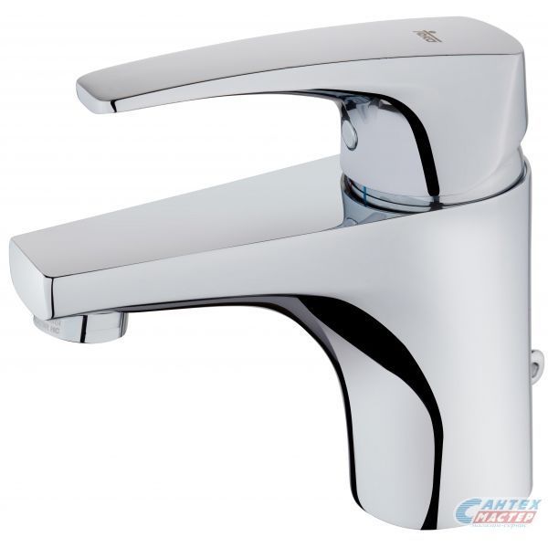 Смеситель для раковины Teka Deia однорычажный, излив короткий, длина 101 мм, керамический, латунь, цвет хром, без донного клапана