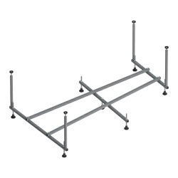 Каркас для ванны AM.PM Like 170х110 см (шпильки), стальной, цвет серый, четыре опоры, прямоугольный, универсальный для ванны