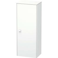 Пенал Duravit Brioso R, 27х19,6х91,1 см, подвесной/напольный, (правый), с дверцей/одностворчатый, с полкой, со стеклянными полками, цвет: белый матовый, в ванную комнату