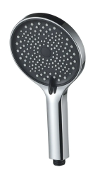 Душевая лейка Haiba, округлая, 3 режима, пластик, цвет хром, для душа/ванной, душевой, универсальная, пластиковая
