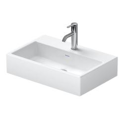 Раковина DURAVIT Vero Air, 60х40х16,5 см, подвесная, прямоугольная, санфарфор, цвет белый, 1 отверстие под смеситель, без перелива