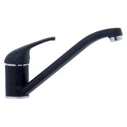 Смеситель для кухни/мойки TopZero, цвет Galaxy, однорычажный, с высоким/низким изливом, высота излива 157 см, из латуни/гранита