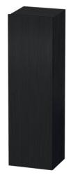 Пенал Duravit DuraStyle, 40x36x140 см, подвесной, (правый), с дверцей, с полкой, со стеклянными полками, цвет: дуб черный/базальт, в ванную комнату