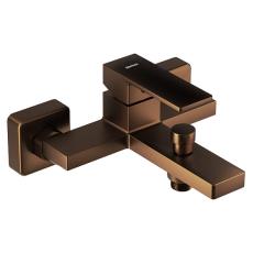 Смеситель для ванны/душа Damixa Gala, настенный, однорычажный, неповоротный, керамический, длина излива 178 мм, латунь, цвет розовое золото