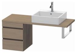 Тумба/шкафчик для консоли/столешницы Duravit DuraStyle под раковину 40х47,8х51,2 см, подвесная, ДСП, цвет: дуб терра, 2 выдвижных ящика, прямоугольная