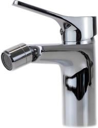 Смеситель для биде Esko Eiger однорычажный, излив короткий, длина излива 133 мм, керамический, латунь, цвет хром EG 45