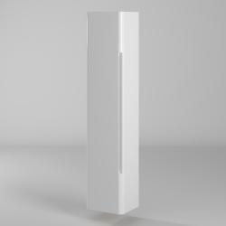 Пенал Briz Эстель 35, 35х30х165 см, подвесной, (правый/левый/универсальный), 1 распашная дверца, цвет белый глянцевый, в ванную комнату, правосторонний/левосторонний/универсальный