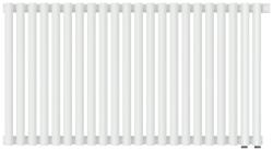 Радиатор отопления Сунержа Эстет-00 EU50 500х990 22 секции, цвет белый, нижнее подключение, нержавеющая сталь, трубчатый