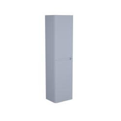 Пенал IDDIS Edifice 40х30х150 см, подвесной, универсальная ориентация, 2 распашные дверцы/со стеклянными полками, цвет светло-серый, в ванную комнату