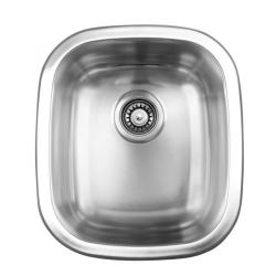 Мойка 456х401 см TopZero Wellinox серия UNIVERSAL врезной, подстольный, из нержавеющей стали, полированная, прямоугольная, отверстие под смеситель, слив-перелив, для кухни