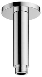 Потолочное подсоединение для верхнего душа Hansgrohe Vernis Blend, 10 см, потолочный, цвет: хром, латунный для душа/ванной/душевой кабины, на потолок, кронштейн, наружний монтаж