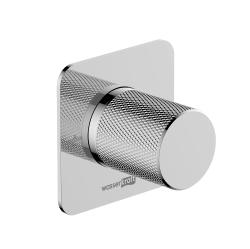 Переключатель потоков WasserKRAFT Mosel, на 2 выхода, для душа, встраиваемый (скрытый) монтаж, латунь, цвет: хром