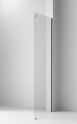 Боковая панель/душевая перегородка Ambassador Benefit, 90х200 см, прозрачное стекло/профиль хром, правая/левая, плоская (панель), из закаленного стекла, (ограждение без поддона)