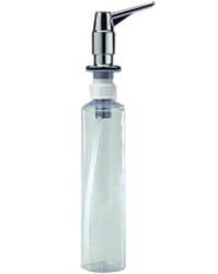 Встраиваемый дозатор ALVEUS CHR-P 0,5 L для жидкого мыла, хромированный пластик, цвет хром, емкость дозатора пластиковая, объем - 500 мл, для кухонных моек