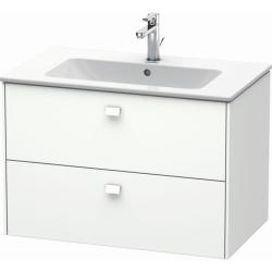 Тумба/шкафчик для консоли/столешницы Duravit Brioso под раковину 82х48х44,2 см, подвесная, ДСП, цвет: белый матовый, 2 выдвижных ящика, прямоугольная