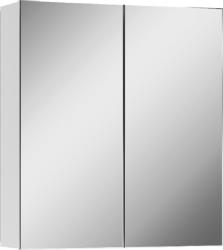 Зеркальный шкаф Домино Мечта Айсберг 50, 500х141х555 мм, без подсветки, подвесной, цвет белый, зеркало, 2 распашные дверцы, прямоугольный