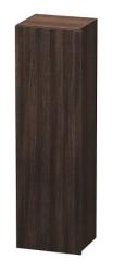 Пенал Duravit DuraStyle, 40x36x140 см, подвесной, (левый), с дверцей, с полкой, со стеклянными полками, цвет: каштан темный/базальт, в ванную комнату