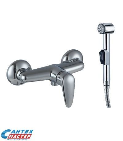 Смеситель Lemark Pramen настенный с гигиеническим душем LM3318C