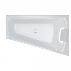 Ванна Riho Still Smart, 170х110 см, с функцией Riho Fall, акриловая, LED/ЛЕД-подсветка с размещением справа, цвет- белый, (без гидромассажа, рамы, сифона, фронтальной панели), ассиметричная, левосторонняя, левая, пристенная