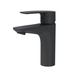 Смеситель для раковины/умывальника AM.PM Gem, однорычажный, неповоротный, длина излива 99 мм, керамический, латунь, цвет черный