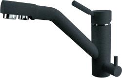 Смеситель для кухни/мойки Am.Pm X-Joy S однорычажный, поворотный, высокий, керамический, длина 175 мм, нержавеющая сталь, цвет хром