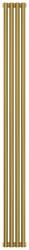 Радиатор отопления Сунержа Эстет-11 1800х180 4 секции, цвет золото, универсальное подключение, нержавеющая сталь, трубчатый