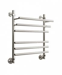 Полотенцесушитель Двин F Primo 60/50, водяной (1"-3/4"-1/2" К3  Полированный), универсальное подключение, нержавеющая сталь, настенный, форма лесенка, цвет хром